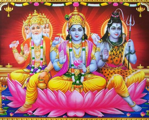 shiva, bhrama, vishnu